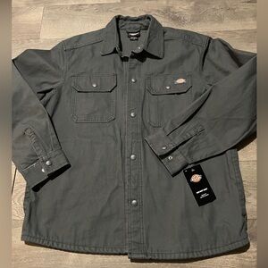 Dickies Woven Duck Shirt Jacket Size Medium  New